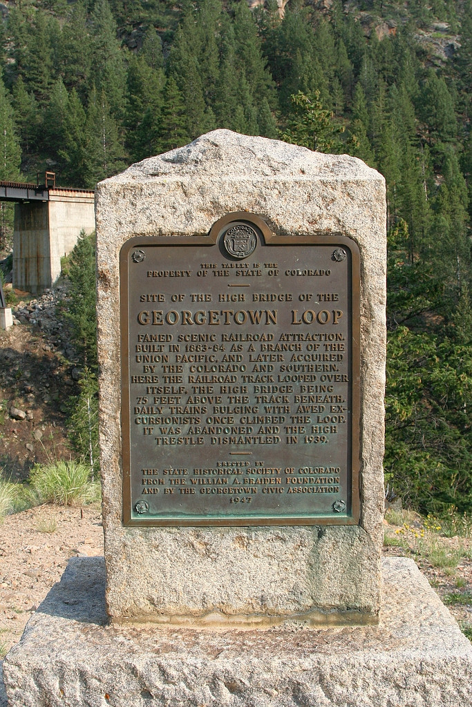 The old trestle marker